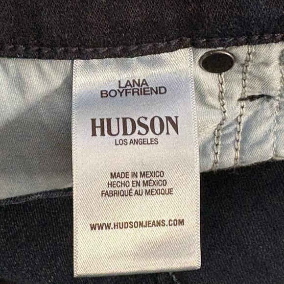 Hudson Jeans Lana Boyfriend Baby Tonight DYDBBT1212 Dark Wash Jeans Woman's 27 - Picture 10 of 14